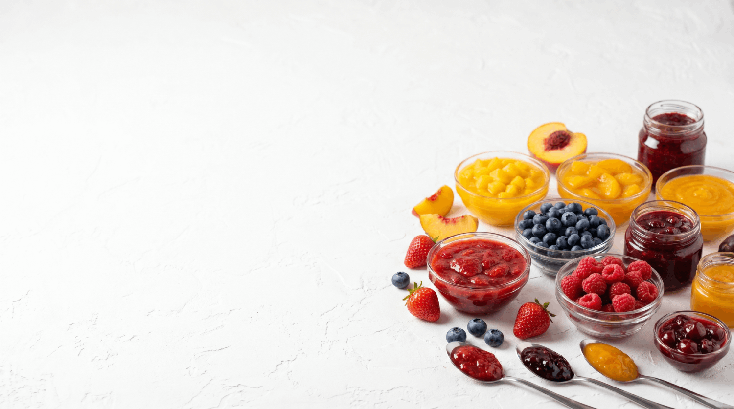 Fruit preparations and dessert