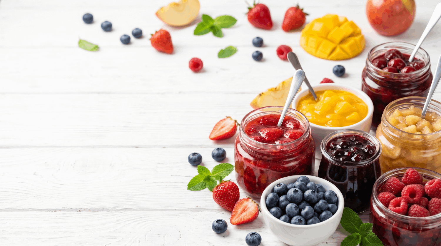 Assorted fruit preparations